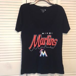 Miami Marlins V-Neck Shirt